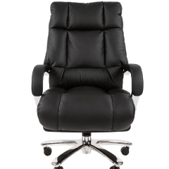 Кресло для руководителя CHAIRMAN  405 (ЭКО) Черное в Лесном - lesnoy.mebel24.online | фото