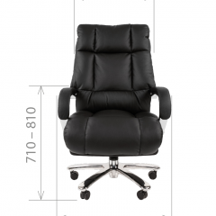 Кресло для руководителя CHAIRMAN  405 (ЭКО) Черное в Лесном - lesnoy.mebel24.online | фото 4