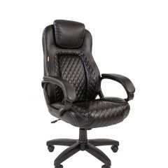 Кресло для руководителя  CHAIRMAN 432 (Экокожа черная) в Лесном - lesnoy.mebel24.online | фото