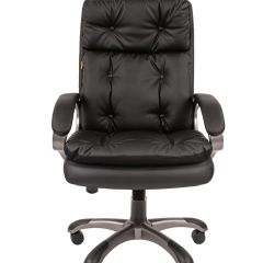 Кресло для руководителя  CHAIRMAN 442 (экокожа черная) в Лесном - lesnoy.mebel24.online | фото