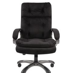 Кресло для руководителя  CHAIRMAN 442 (ткань черная) в Лесном - lesnoy.mebel24.online | фото