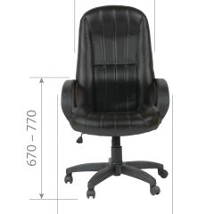 Кресло для руководителя  CHAIRMAN 685 (экокожа черный) в Лесном - lesnoy.mebel24.online | фото 5