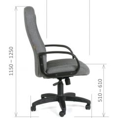 Кресло для руководителя  CHAIRMAN 685 СТ (ткань стандарт 10-356 черная) в Лесном - lesnoy.mebel24.online | фото 6