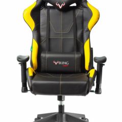 Кресло игровое Бюрократ VIKING 5 AERO YELLOW черный/желтый в Лесном - lesnoy.mebel24.online | фото 3