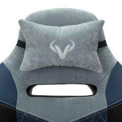Кресло игровое Бюрократ VIKING 6 KNIGHT BL FABRIC синий в Лесном - lesnoy.mebel24.online | фото 7
