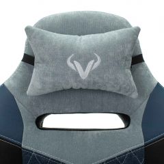 Кресло игровое Бюрократ VIKING 6 KNIGHT BL FABRIC синий в Лесном - lesnoy.mebel24.online | фото 7