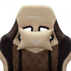 Кресло игровое Бюрократ VIKING 7 KNIGHT BR FABRIC коричневый/бежевый в Лесном - lesnoy.mebel24.online | фото 6