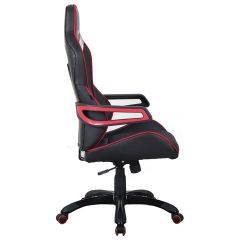 Кресло компьютерное BRABIX Nitro GM-001 (ткань/экокожа) черное, вставки красные (531816) в Лесном - lesnoy.mebel24.online | фото 6