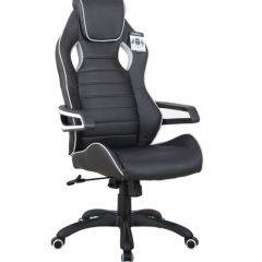 Кресло компьютерное BRABIX Techno Pro GM-003 (экокожа черное/серое, вставки серые) 531814 в Лесном - lesnoy.mebel24.online | фото 2