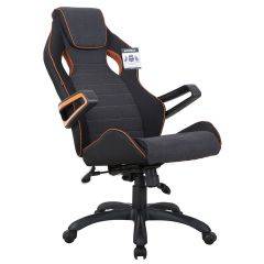 Кресло компьютерное BRABIX Techno Pro GM-003 (ткань черное/серое, вставки оранжевые) 531813 в Лесном - lesnoy.mebel24.online | фото 8