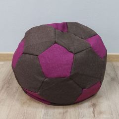 Кресло-мешок Мяч S (Savana Chocolate-Savana Berry) в Лесном - lesnoy.mebel24.online | фото