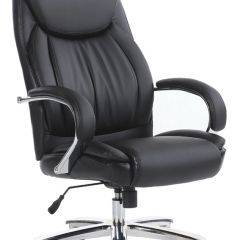 Кресло офисное BRABIX "Advance EX-575" (хром/экокожа/черное) 531825 в Лесном - lesnoy.mebel24.online | фото 2