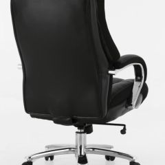 Кресло офисное BRABIX PREMIUM "Bomer HD-007" (рециклированная кожа, хром, черное) 531939 в Лесном - lesnoy.mebel24.online | фото 4