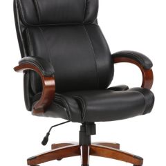 Кресло офисное BRABIX PREMIUM "Magnum EX-701" (дерево, рециклированная кожа, черное) 531827 в Лесном - lesnoy.mebel24.online | фото 1