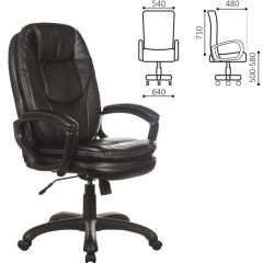 Кресло офисное BRABIX PREMIUM "Trend EX-568" (экокожа, черное) 532100 в Лесном - lesnoy.mebel24.online | фото 2