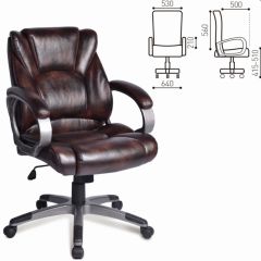 Кресло офисное BRABIX "Eldorado EX-504" (коричневое) 530875 в Лесном - lesnoy.mebel24.online | фото 2