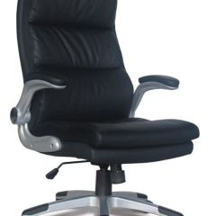 Кресло офисное BRABIX "Fregat EX-510" (рециклированная кожа, черное) 530863 в Лесном - lesnoy.mebel24.online | фото