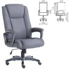 Кресло офисное BRABIX "Solid HD-005" (ткань/серое) 531823 в Лесном - lesnoy.mebel24.online | фото