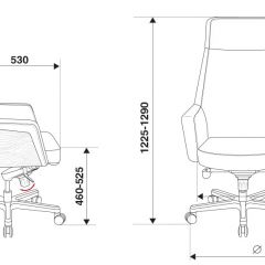 Кресло руководителя Бюрократ _ANTONIO/BLACK черный в Лесном - lesnoy.mebel24.online | фото 4