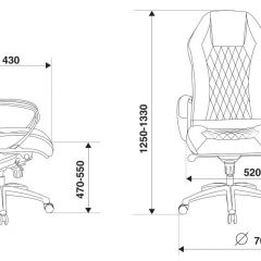 Кресло руководителя Бюрократ _AURA/BLACK черный в Лесном - lesnoy.mebel24.online | фото 4