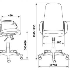 Кресло руководителя Бюрократ CH-808AXSN/#B черный 3C11 в Лесном - lesnoy.mebel24.online | фото 3