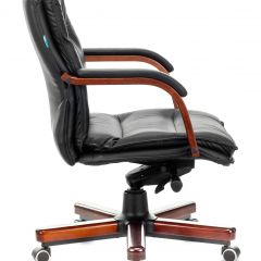 Кресло руководителя Бюрократ T-9927WALNUT-LOW/BL в Лесном - lesnoy.mebel24.online | фото 2