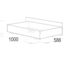 Кровать 1.2 каркас с ладе + спинка головная + 2 ящика Ольга-14 в Лесном - lesnoy.mebel24.online | фото 4