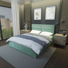 Кровать Аврора Решетка+ПМ (1200) *БЕЗ ДНА в Лесном - lesnoy.mebel24.online | фото