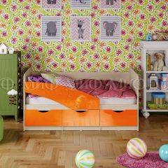 Кровать Бабочки (Оранжевый металлик) 1800 в Лесном - lesnoy.mebel24.online | фото