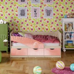 Кровать Бабочки (Розовый металлик) 1800 в Лесном - lesnoy.mebel24.online | фото