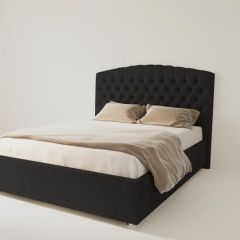 Кровать Берлин без основания 1400 (экокожа кольт ч) в Лесном - lesnoy.mebel24.online | фото