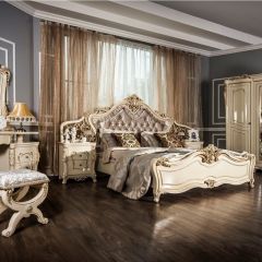 Кровать 1800 Джоконда (крем) в Лесном - lesnoy.mebel24.online | фото 7