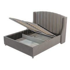 Кровать Доминика Решетка+ПМ+Дно (1400) в Лесном - lesnoy.mebel24.online | фото 2