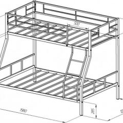 Кровать двухъярусная «Гранада-1» в Лесном - lesnoy.mebel24.online | фото 6