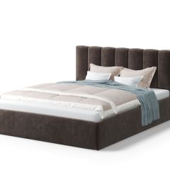 Кровать Элен 1200*2000 NEO 10 (темно-коричневый) в Лесном - lesnoy.mebel24.online | фото
