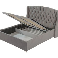Кровать Франческа + Решетка+ПМ+Дно (1400) в Лесном - lesnoy.mebel24.online | фото 5