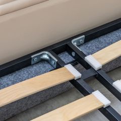 Кровать двойная Оливия 160 + ортопед. основание в Лесном - lesnoy.mebel24.online | фото 15
