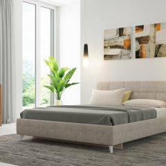 Кровать интерьерная Светлана 2 (Paris 01) в Лесном - lesnoy.mebel24.online | фото