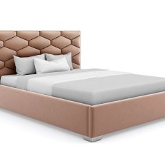 Кровать Коралл интерьерная +основание (90х200) в Лесном - lesnoy.mebel24.online | фото