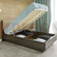 Кровать КР-1012 с мягким изголовьем в Лесном - lesnoy.mebel24.online | фото 6