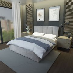 Кровать Мерида Решетка+ПМ (1800) *БЕЗ ДНА в Лесном - lesnoy.mebel24.online | фото