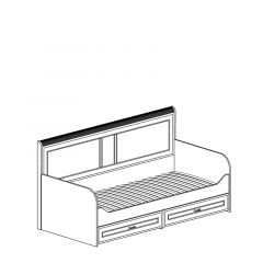 Кровать односпальная с ящиками №250 Белла в Лесном - lesnoy.mebel24.online | фото 2