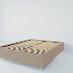 Кровать Подиум с ортопедическим основанием 900 (велюр серый) в Лесном - lesnoy.mebel24.online | фото 2