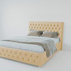 Кровать Версаль 800 без основания (экокожа бежевый) в Лесном - lesnoy.mebel24.online | фото