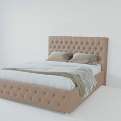 Кровать Версаль 900 без основания (велюр серый) в Лесном - lesnoy.mebel24.online | фото