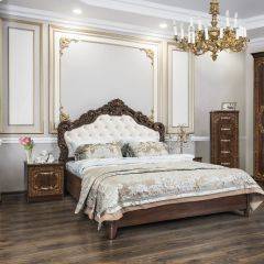 Кровать с мягким изголовьем Патрисия (1600) караваджо в Лесном - lesnoy.mebel24.online | фото 5