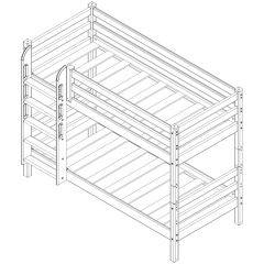 Кровать Сонечка 2-х ярусная (модульная) в Лесном - lesnoy.mebel24.online | фото 6