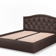 Кровать Стелла 1200 + Основание (Лесмо brown) коричневый в Лесном - lesnoy.mebel24.online | фото 3