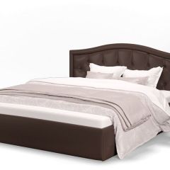 Кровать Стелла 1200 + Основание (Лесмо brown) коричневый в Лесном - lesnoy.mebel24.online | фото 1