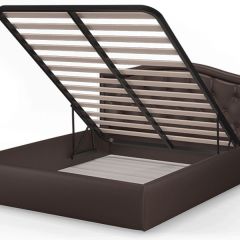 Кровать Стелла 1600*2000 Rock 05 (коричневый) в Лесном - lesnoy.mebel24.online | фото 4